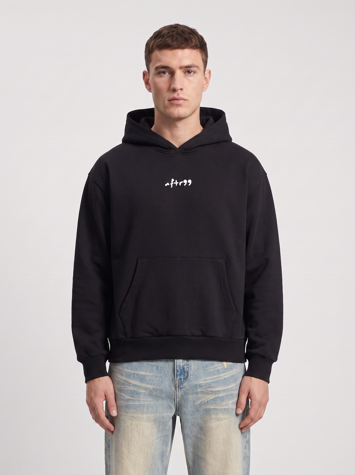 aftr99 Dimension Heavyweight Hoodie in Black