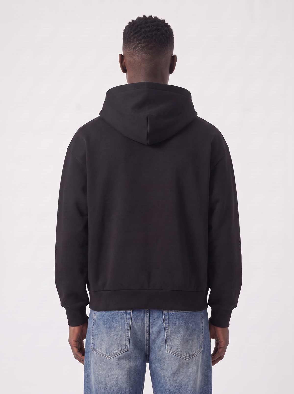 aftr99 Essential Logo Heavyweight Hoodie in Black