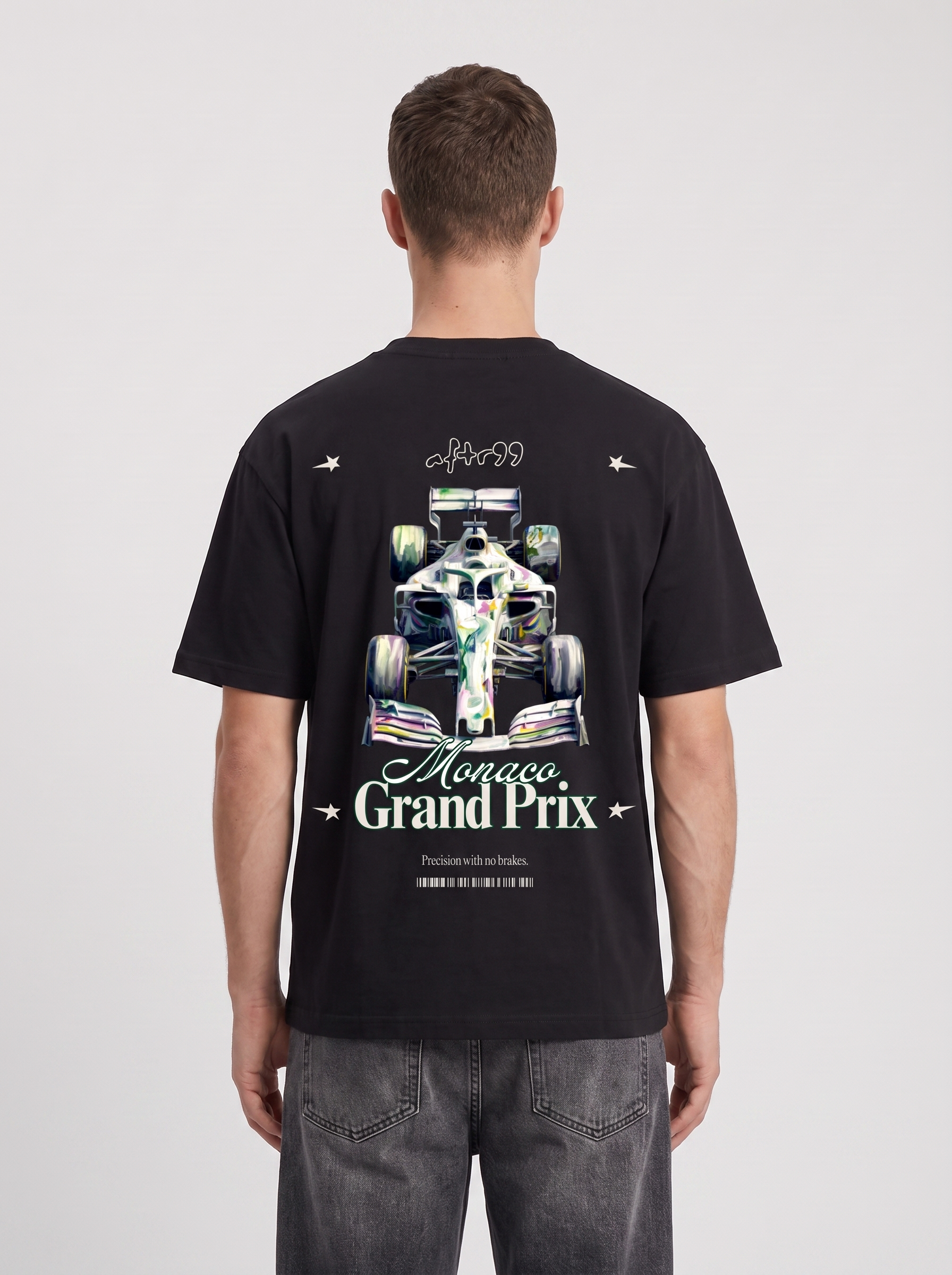 Grand Prix Heavyweight Drop Shoulder Cotton T-Shirt