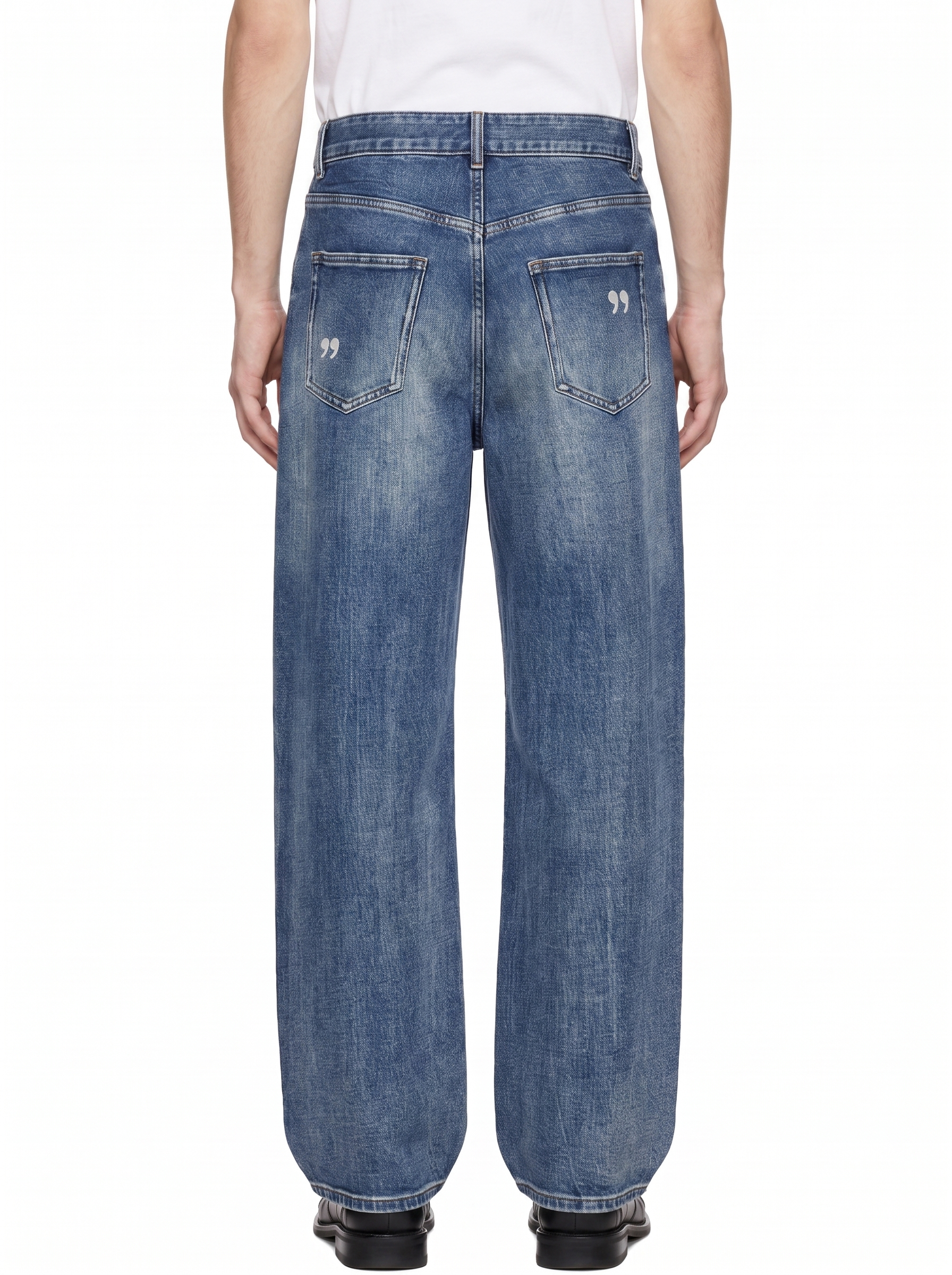 Mid Fade Wide Leg Jeans