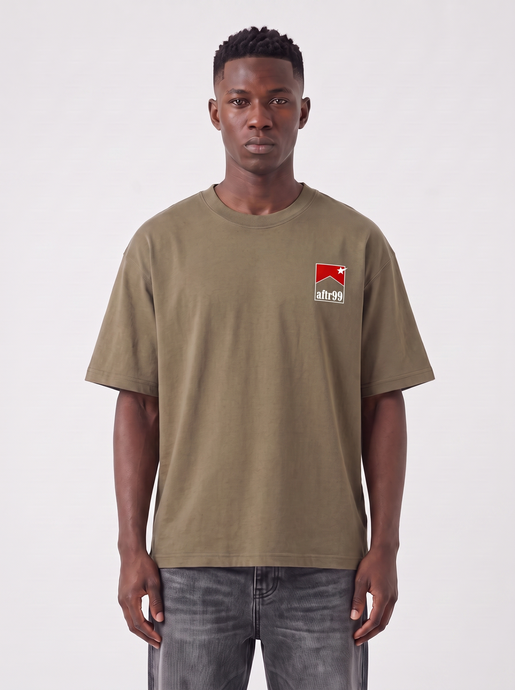 Smoke Pack Heavyweight Drop Shoulder Cotton T-Shirt